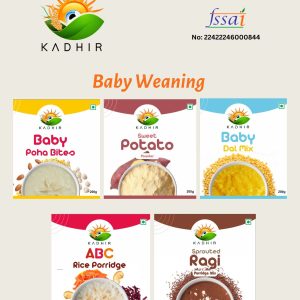 Baby Weaning Combo Pack of 5 x 100gms
